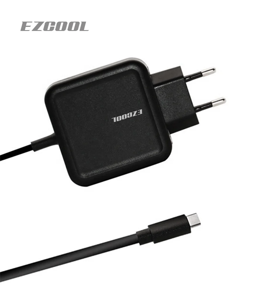 new product 65W EU or US power cord with Type-C cable 100-240V AC usb charger for laptops