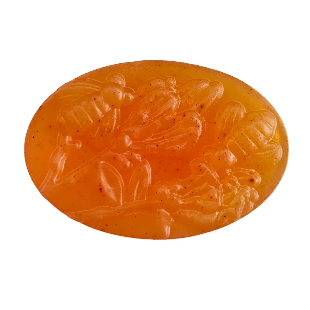 Wholesale Herbal Handmade Whitening Clean Soap Private Label Body Face Turmeric and Honey Bath Toilet Soap from Thailand