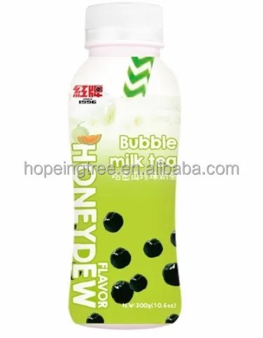 
Honeydew Flavor Boba Milk Tea drink can Ready to drink Boba in a can Instant Drink 300g 
