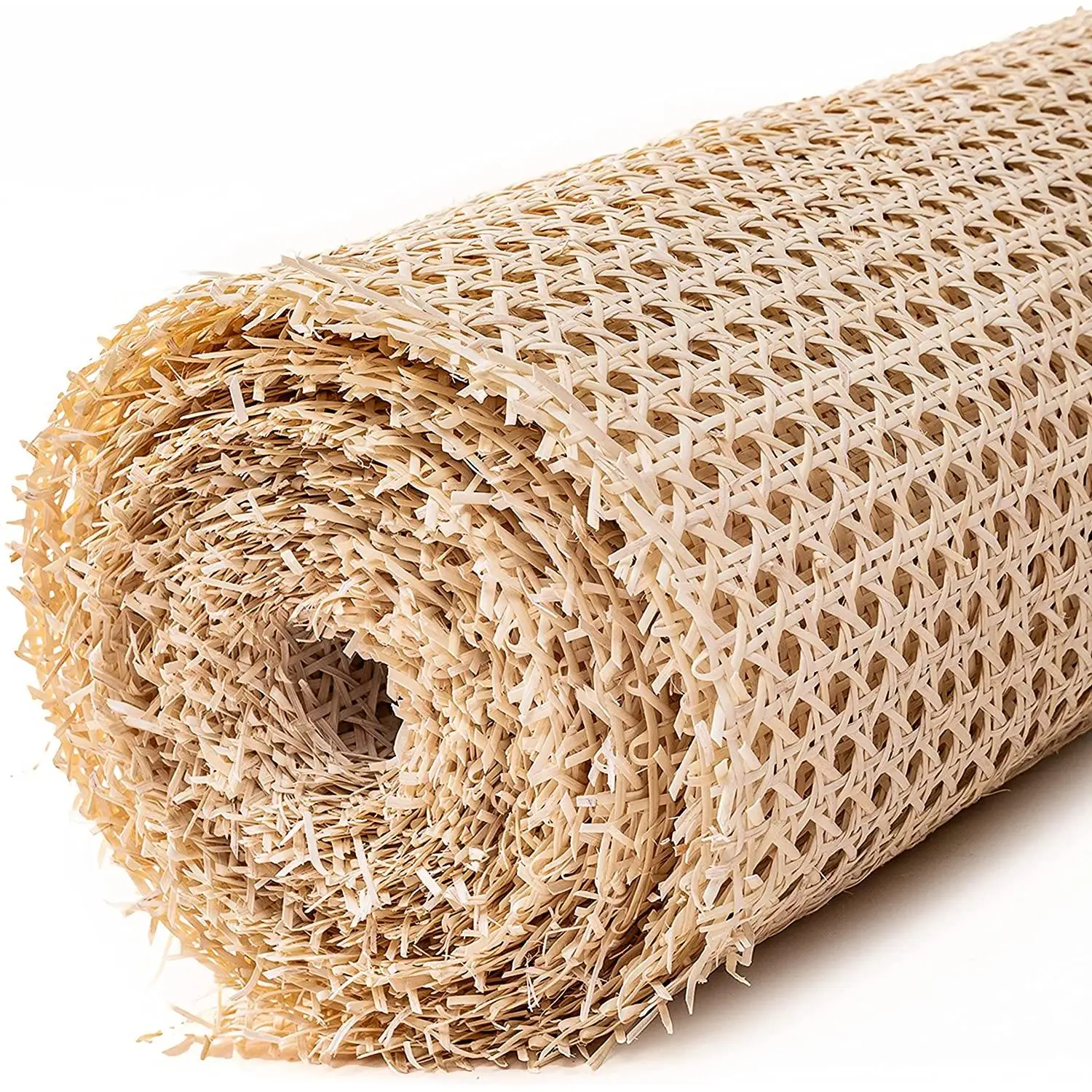 Rattan Cane webbing roll for furniture Wholesale bamboo rattan water hyacint material Eco- friendly rattan material for sale