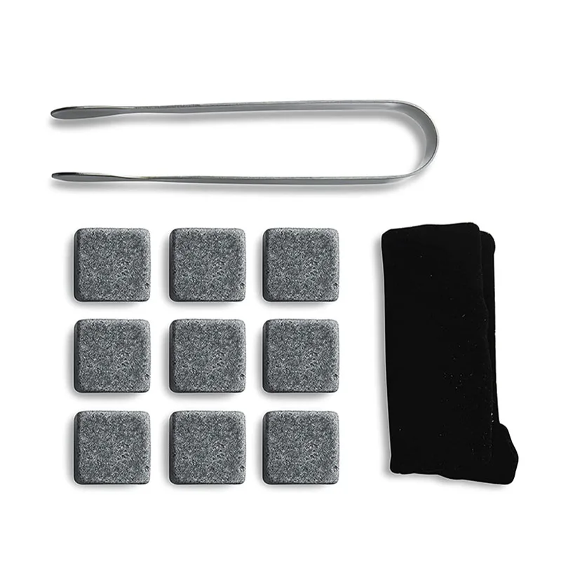 Wildcamp Top Seller Old Fashion Whiskey Stone with Velvet Package and Woodbox