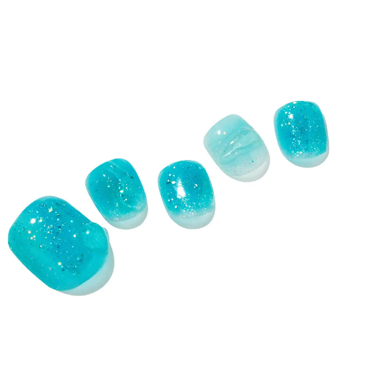 Korean 100% Real Salon Quality Press on gel nails Gel Nail sticker Pedicure Wholesale Certified