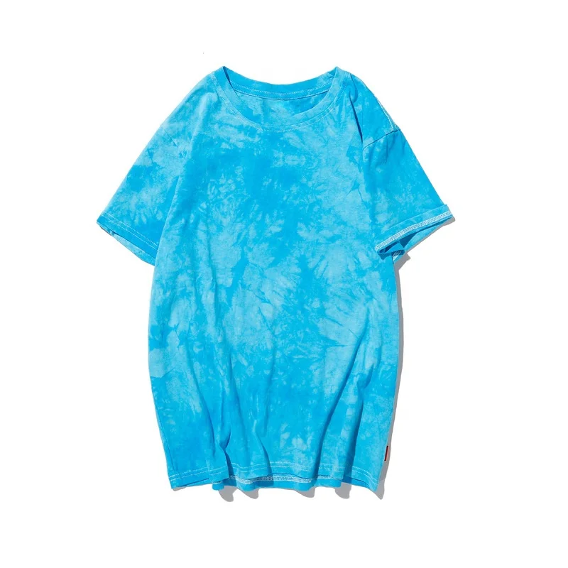 high quality round neck short sleeve tie dye vintage t shirt In Bulk Customize Acid Wash Tie-dye Mens Tie Dye T-shirts