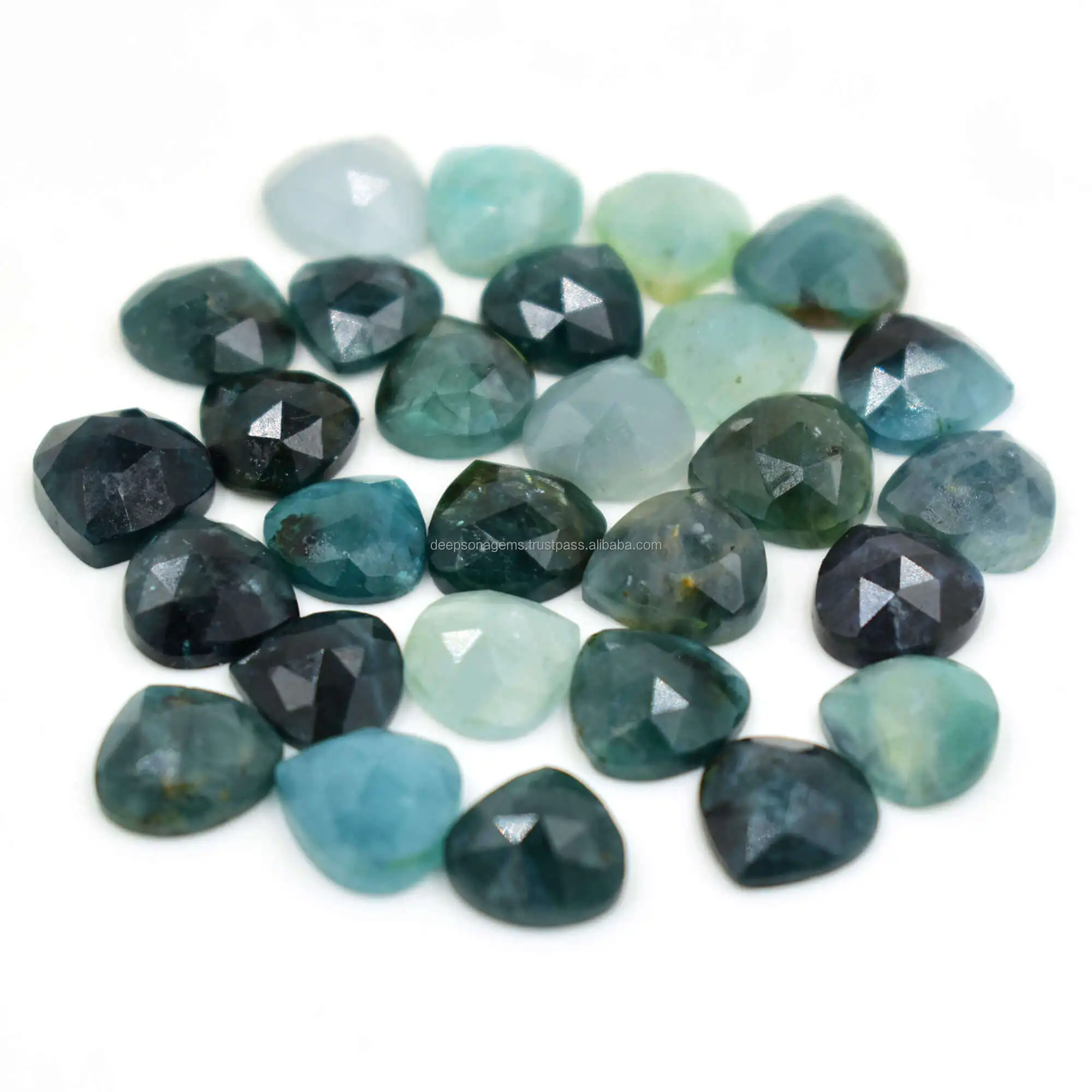  Граненые розы граненые гранулы разрезают свободные бусины для ювелирных изделий граненый кабошон с плоским основанием драгоценный камень в форме сердца