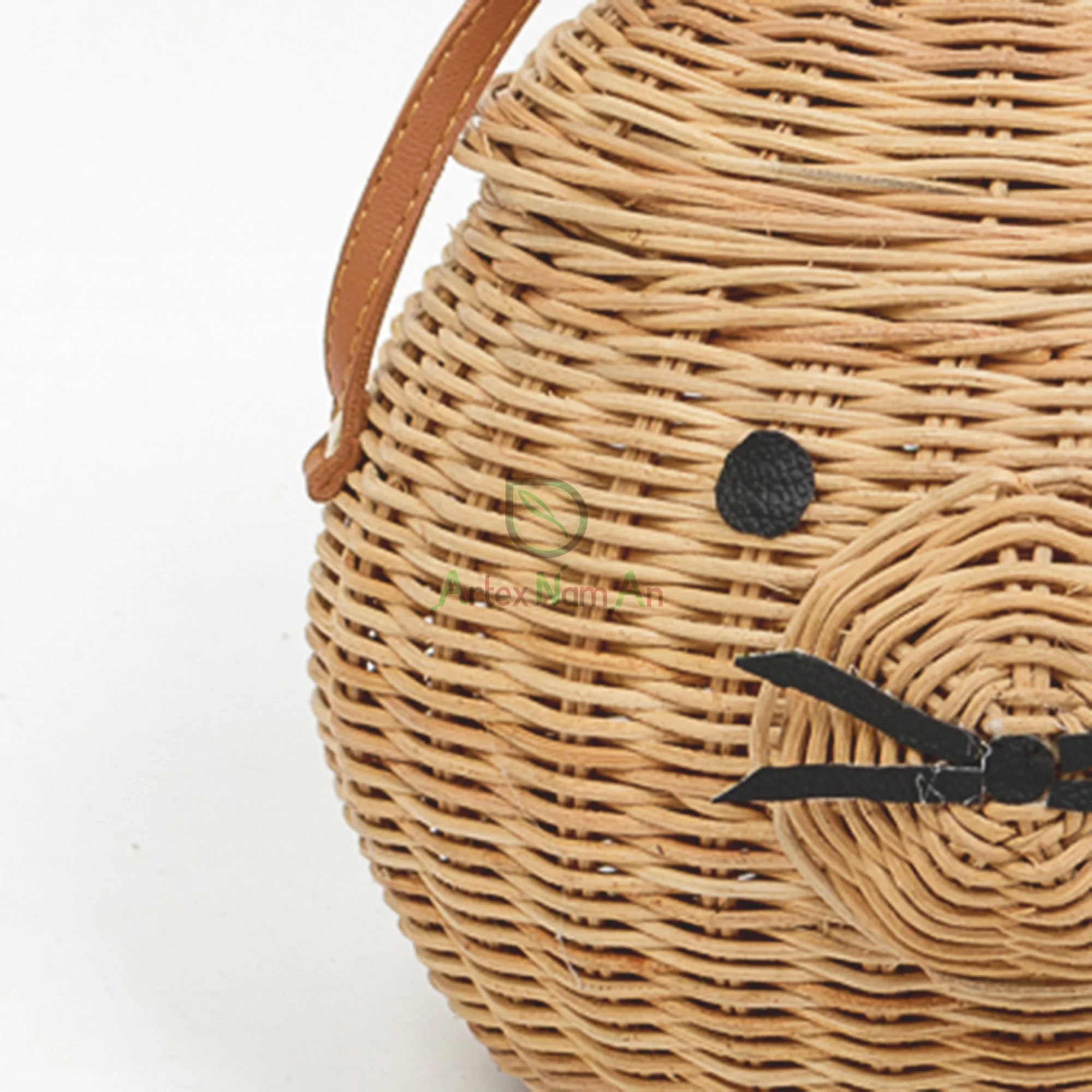 Vintage mini rattan luggage suitcases/wicker kids mini suitcases/rattan toy for baby & kids