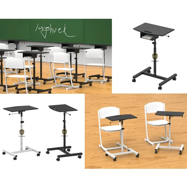 mobile tv stand on wheels for classroom school