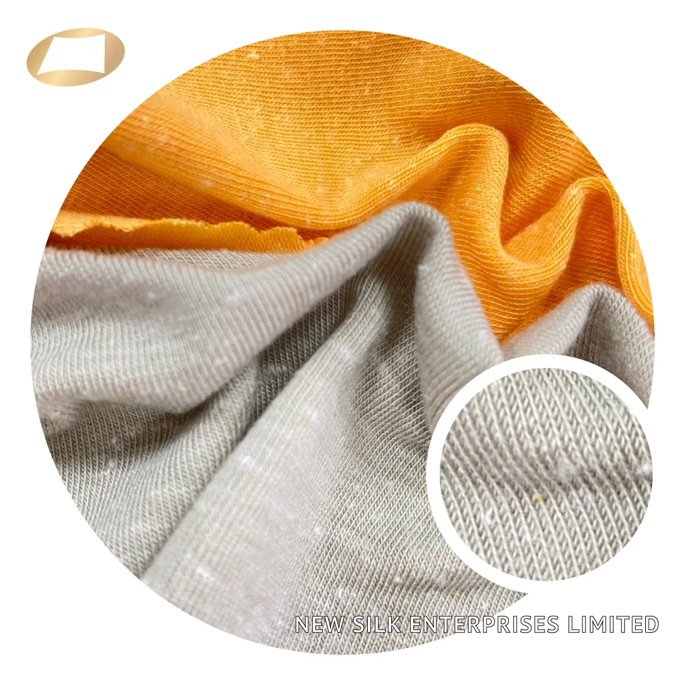 Eco friendly Recycled cotton PET polyester fabric for tshirt