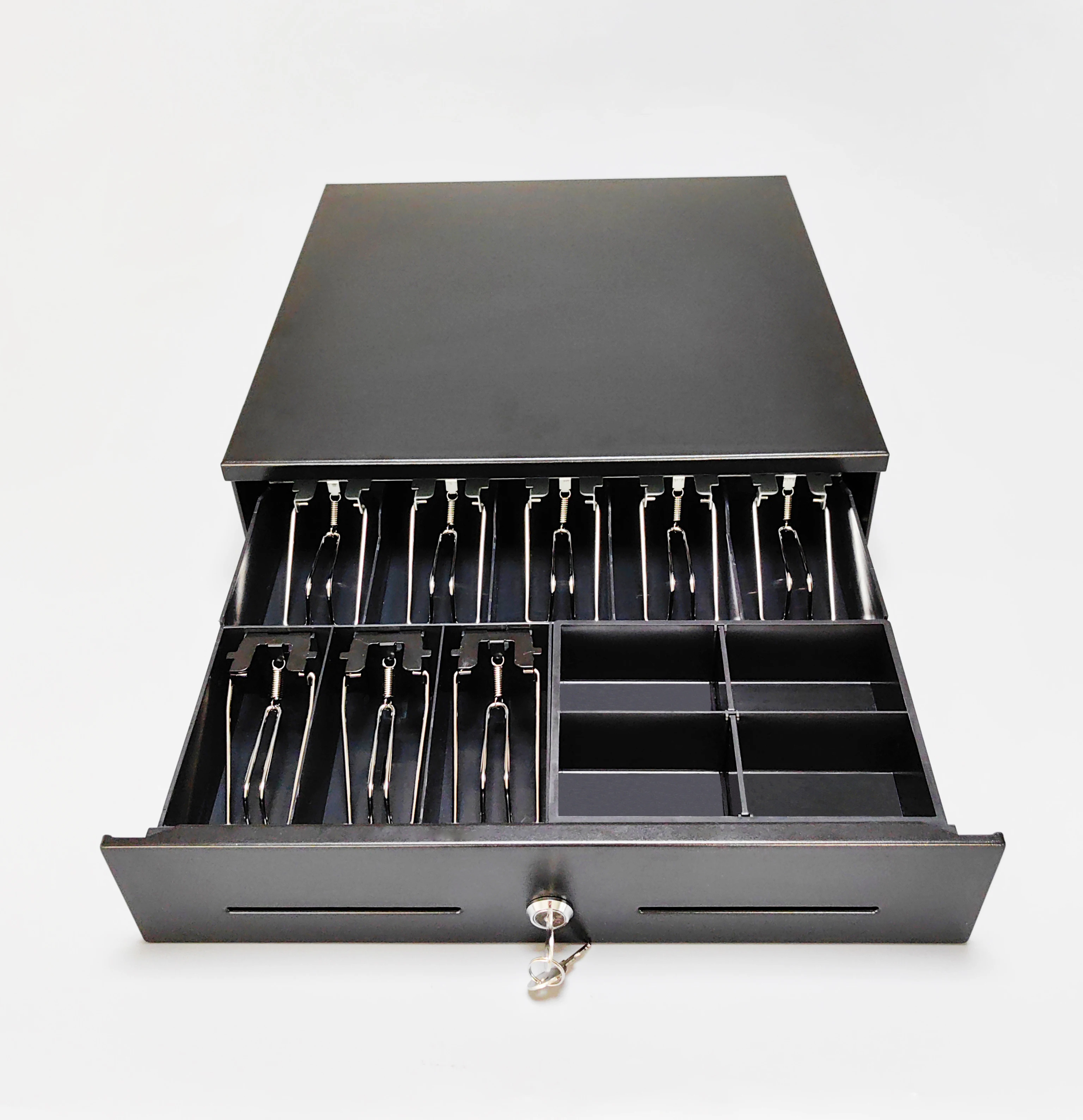 black high quality small cash drawer stylish cash register economical electronic usb Cashier machine restaurant