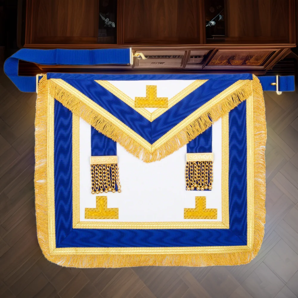 Wholesale High Quality Masonic Regalia Aprons Customized with Embroidered Logo Best Material at Cheap Price