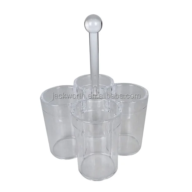 Acrylic utensil holder silver tableware holder