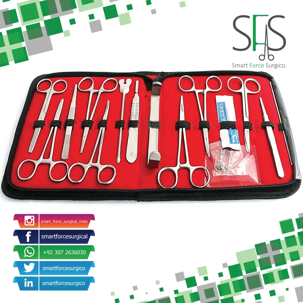 Advanced 2021 Student Dissection Dissecting Kit 6 T Pins Biology & Anatomy tools Medical Student Surgical Instruments Set Kit