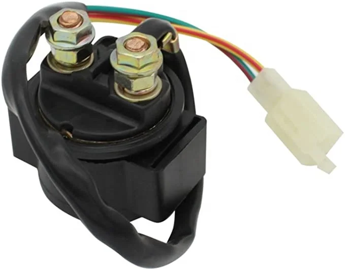 Motorcycle Parts Starter Solenoid Relay for 4-Stroke GY6 Engine 50cc 150cc 200cc 250cc ATV Dirt Bikes Scooters Go Kart Dne Buggy