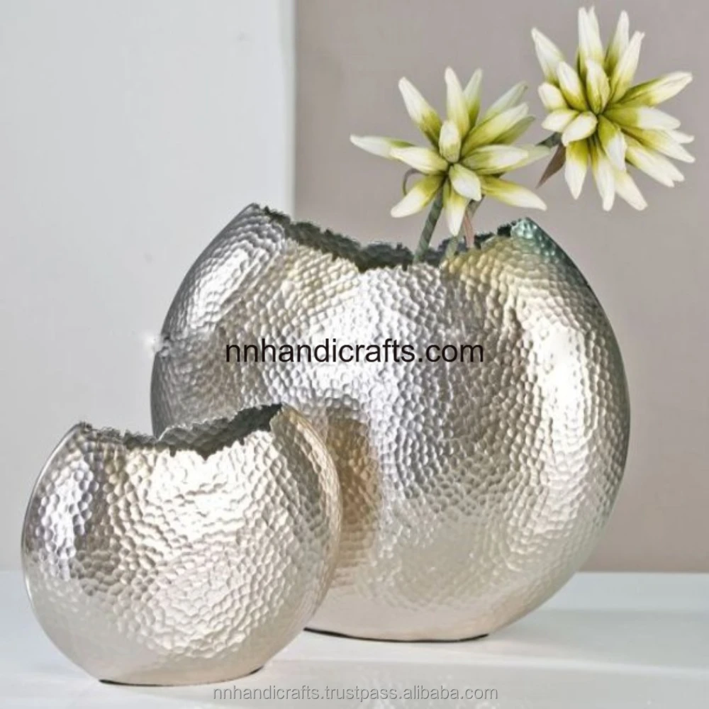 Kitchen Hotel Restaurant Home Decoration Iron Steel Black Powder Coated White Mosaic Other Vase URNs & Jars Floor Vase Table Vas