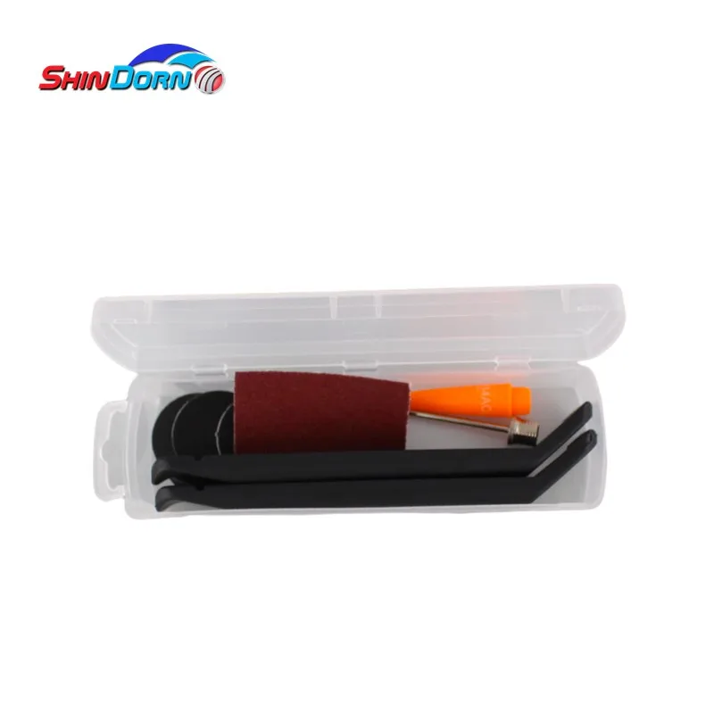 Handy Bicycle Bike Tire Tube Repair Kit and Tools, Glueless Adhesive Tire Patch Tire Levers