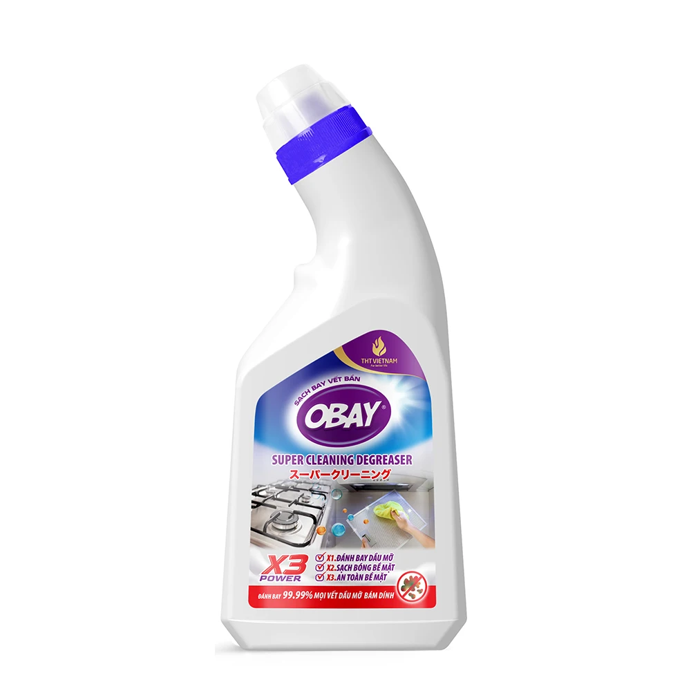 High Quality Obay Super Cleaning Degreaser 450ml Calcium Cleaner Waxes & Polishes Liquid Sustainable Bottle Detergents
