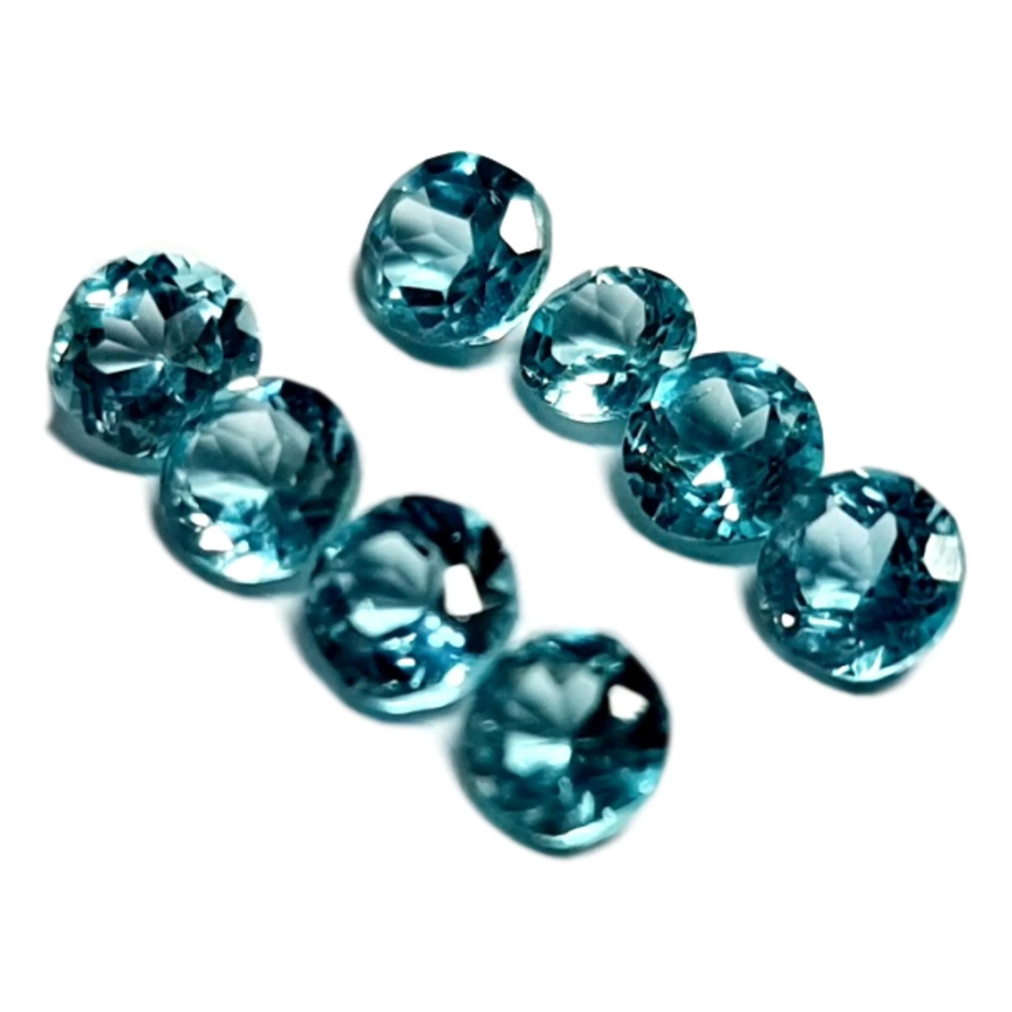 Натуральный свободный зеленый апатит калиброванный драгоценный камень круглый граненый вырез другие формы и размеры вырезанный на заказ