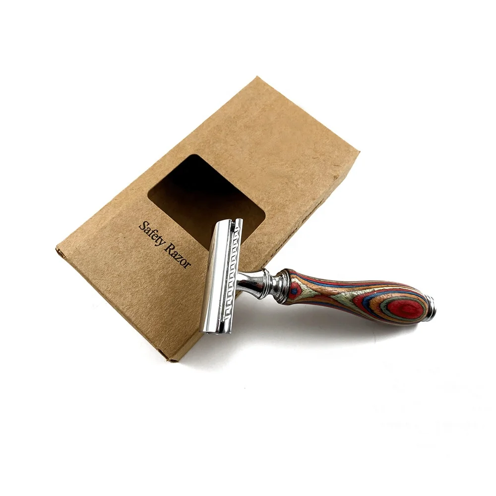 EXTRA HEAVY DUTY Multi colour Mens Double Edge Adjustable New Classic Shaving Safety Razor