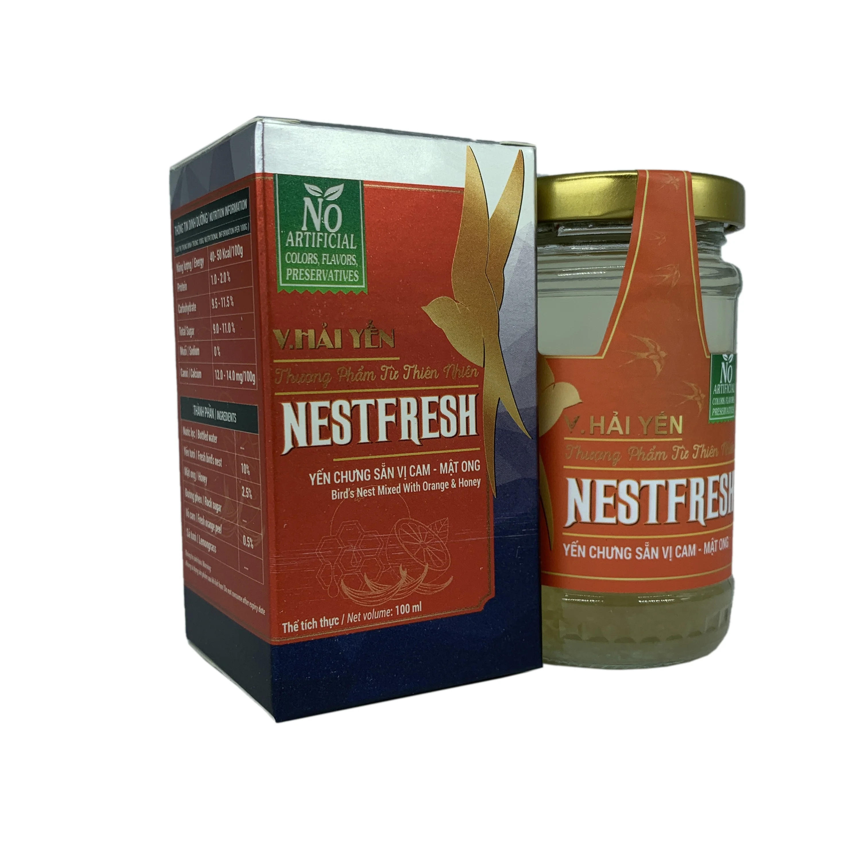 Птичье гнездо NESTFRESH, смешанное с ромашкой и шафраном