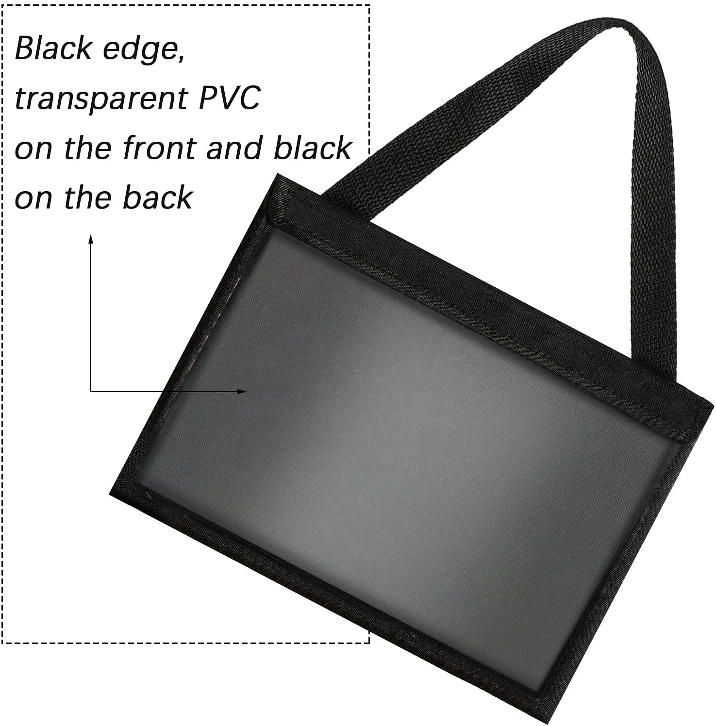 2021 License Plate Holder Stitched Hanging Strap License Plate Tag Bag Car Bumper License Plate