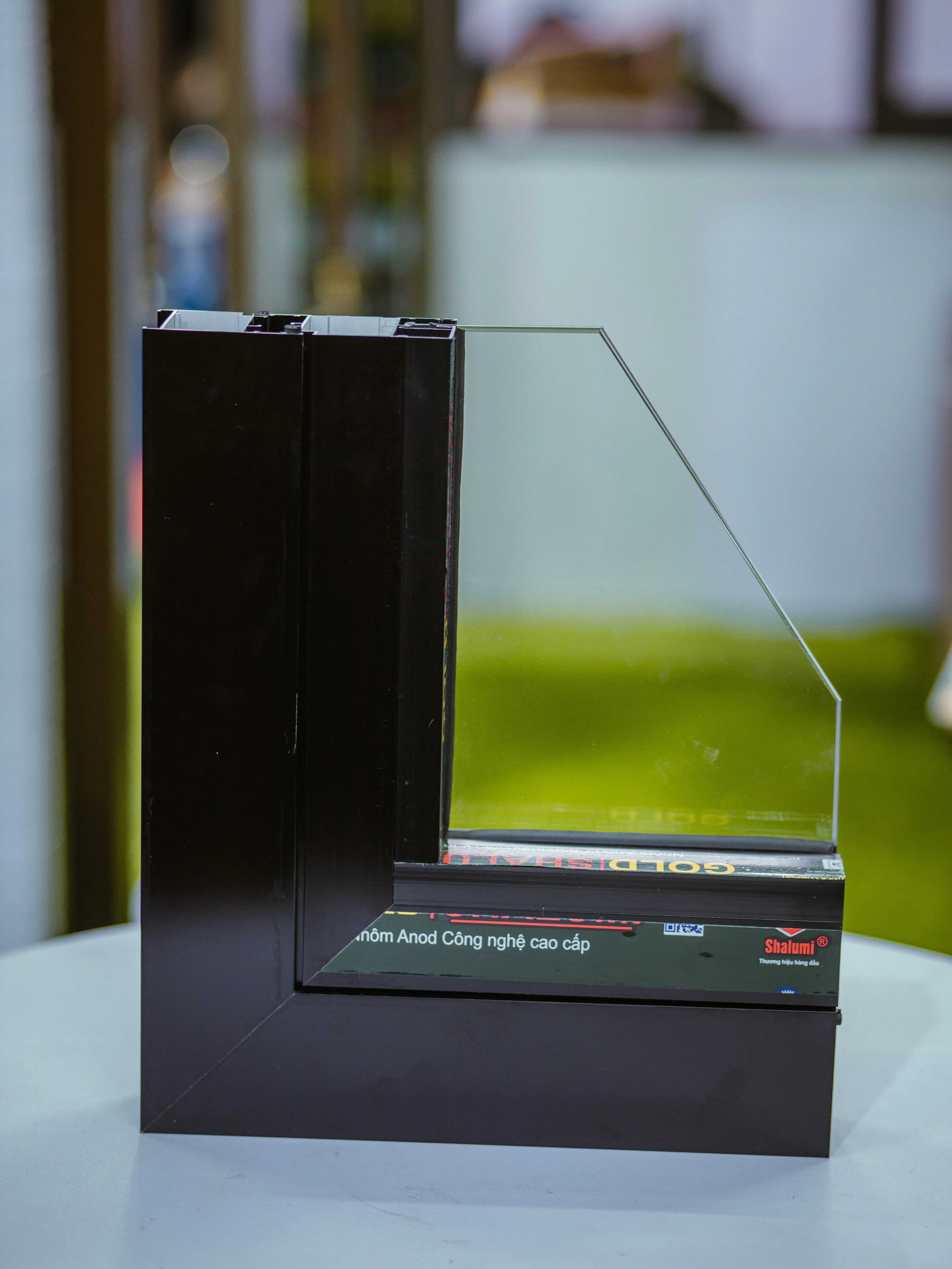 Shalumi Best Selling Black Anodized Aluminum Profile in Vietnam for Window and Door