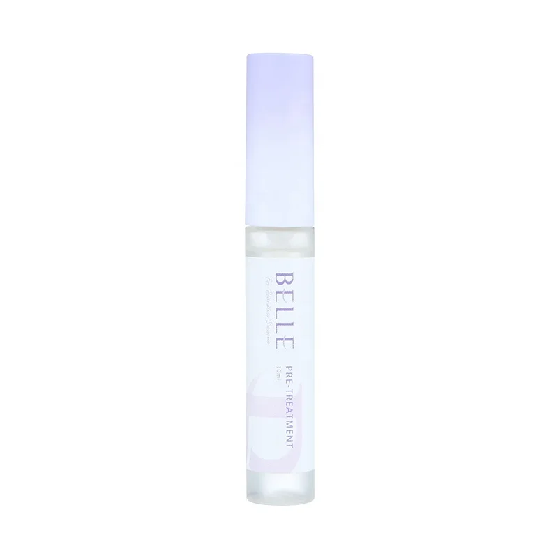 Belle Pre-treatment Scentless 10ml Fine Brush Strengthen glue Super Bonder cure harden faster after eyelash extensions