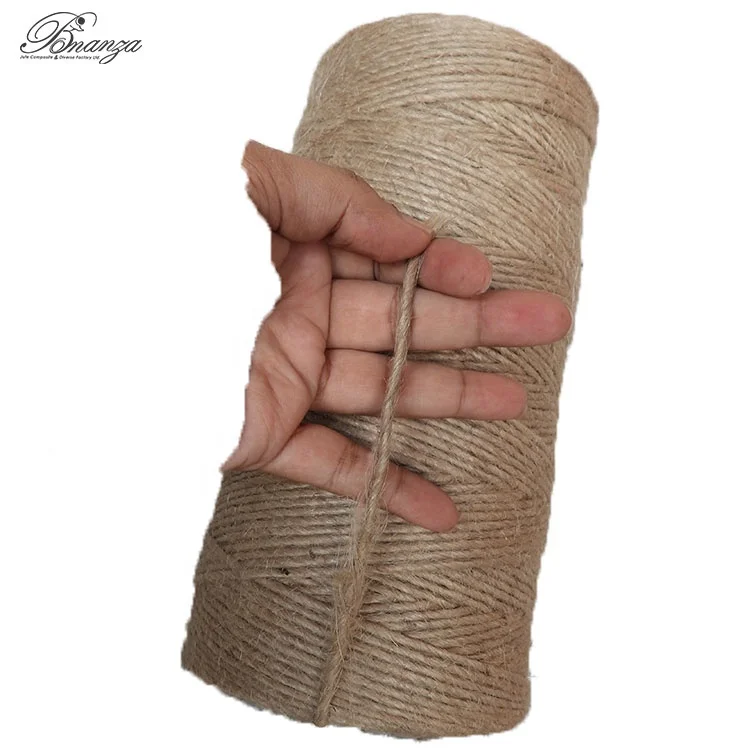 Heavy Count 100% Jute Yarn of 84 lbs 1 Ply Hessian Quality for Rope Making