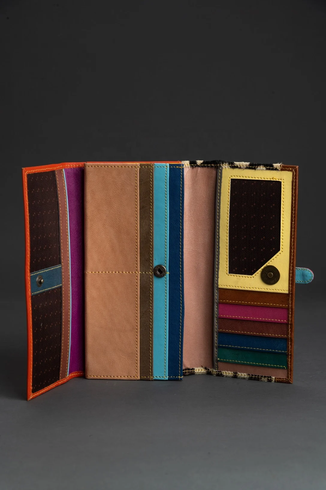 Hair on Hide Pouch Cowhide Case Beautiful Lady Chain Bags Genuine Leather Clutch womens wallet 2022 leather