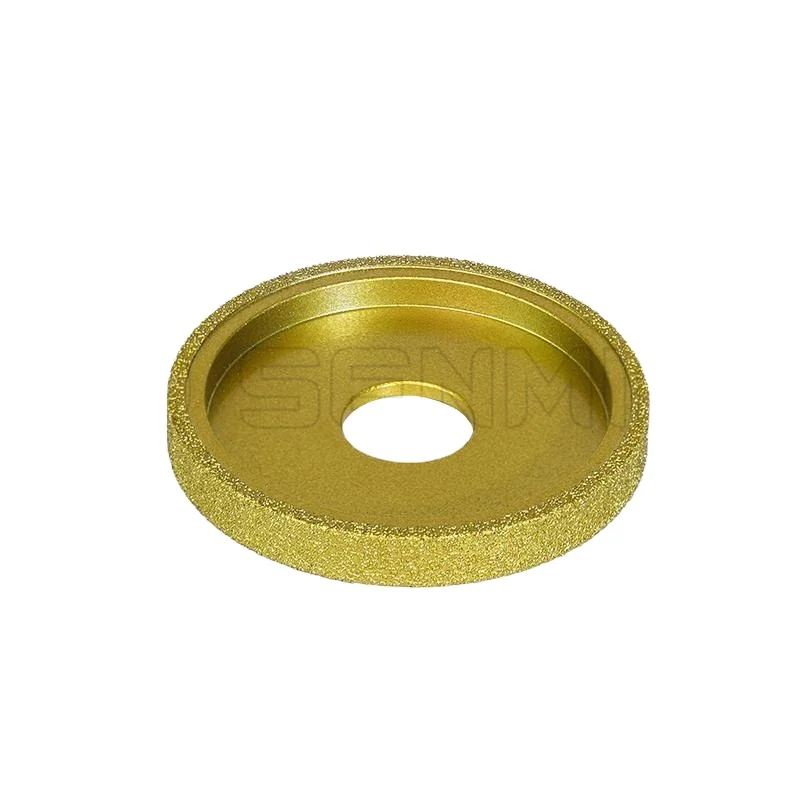 Flat Diamond Disc Vacuum Brazed Diamond Grinding Wheel For Shaping Stone Marble