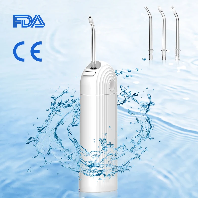 Water Flosser IPX7 Waterproof Rechargeable Cordless Electric Portable Teeth Cleaning Dental Floss Oral Irrigator Water Flosser