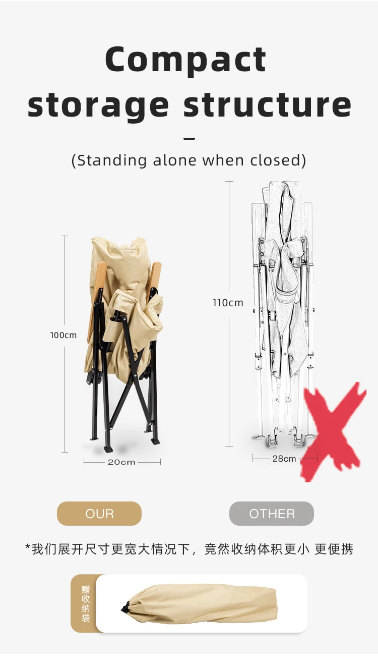 Ultralight portable folding aluminium beach chair with custom perfect for outdoor camping and beach lounging available wholesale