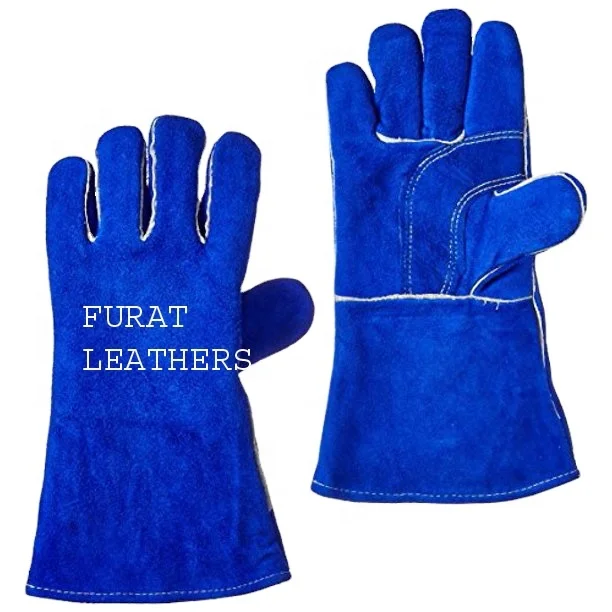 Manufacturer leather glove welding high quality sheepskin leather welding gloves Extreme Cut Heat Resistant