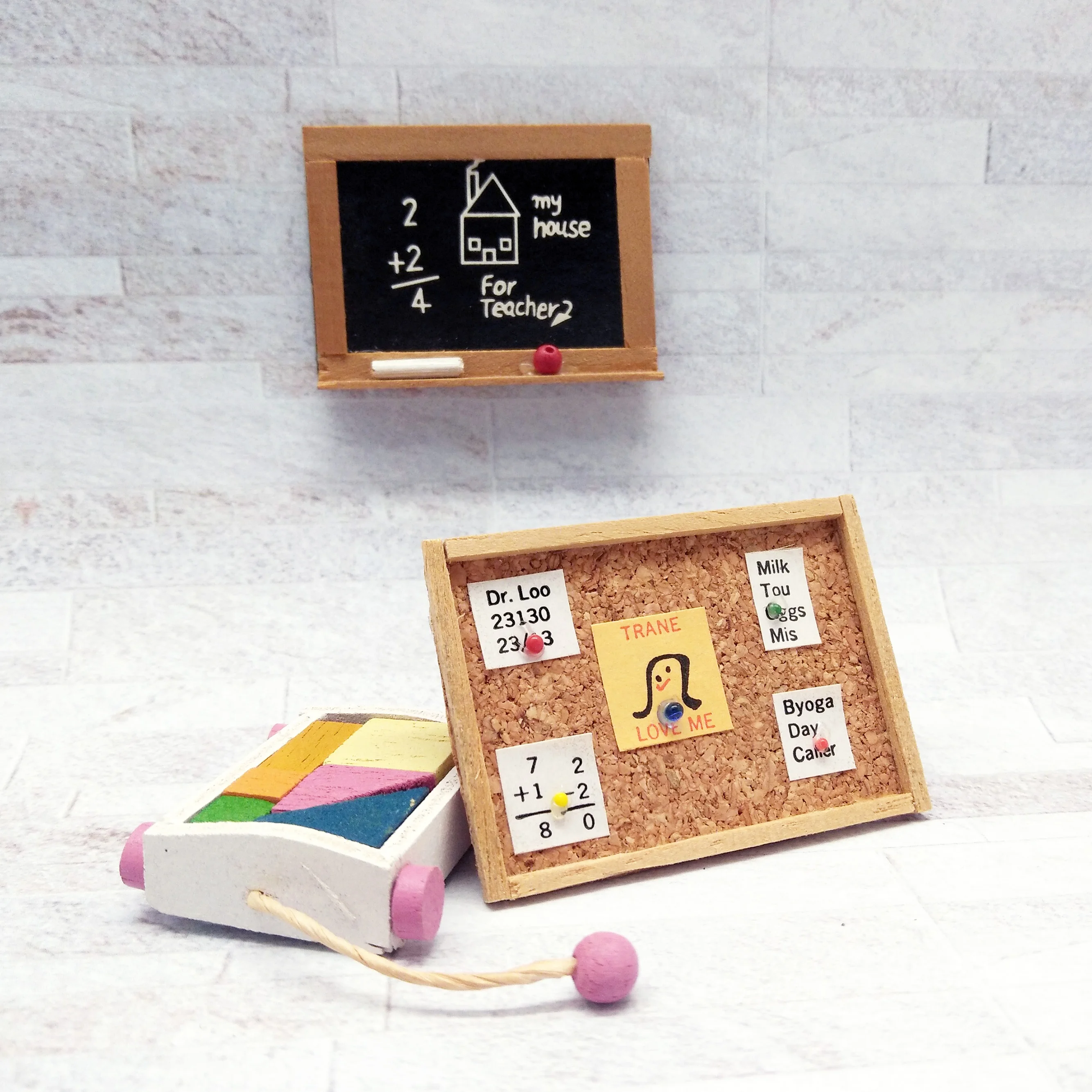 Dollhouse Miniature 1:12 Art workshop Accessories