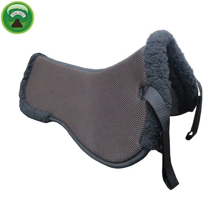 PU foam non slip lined saddle pad for horse