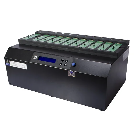1 to 10 ports PCIe SSD (M.2 U.2) Duplicator and Sanitizer