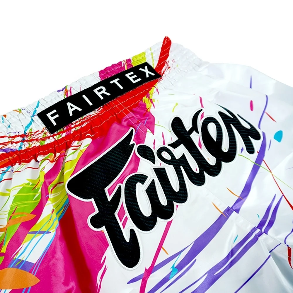 Latest Design Wholesale Sublimation Printed Fairtex Muay Thai Shorts 100% Polyester Fabric For Adults MMA Fairtex Fight Shorts