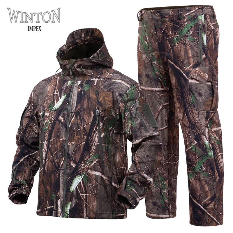 New Ghillie Suits Most Woodland Cheap Hunting Jacket Light Weight Popular Adults Camo fabric Camouflage Sniper Ghillie Suits