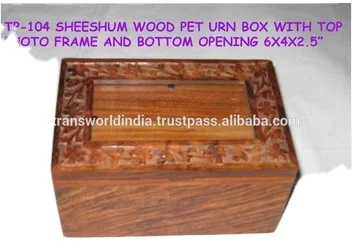 Manufacturer By India Wooden Pet Urn Available In Cheap Price