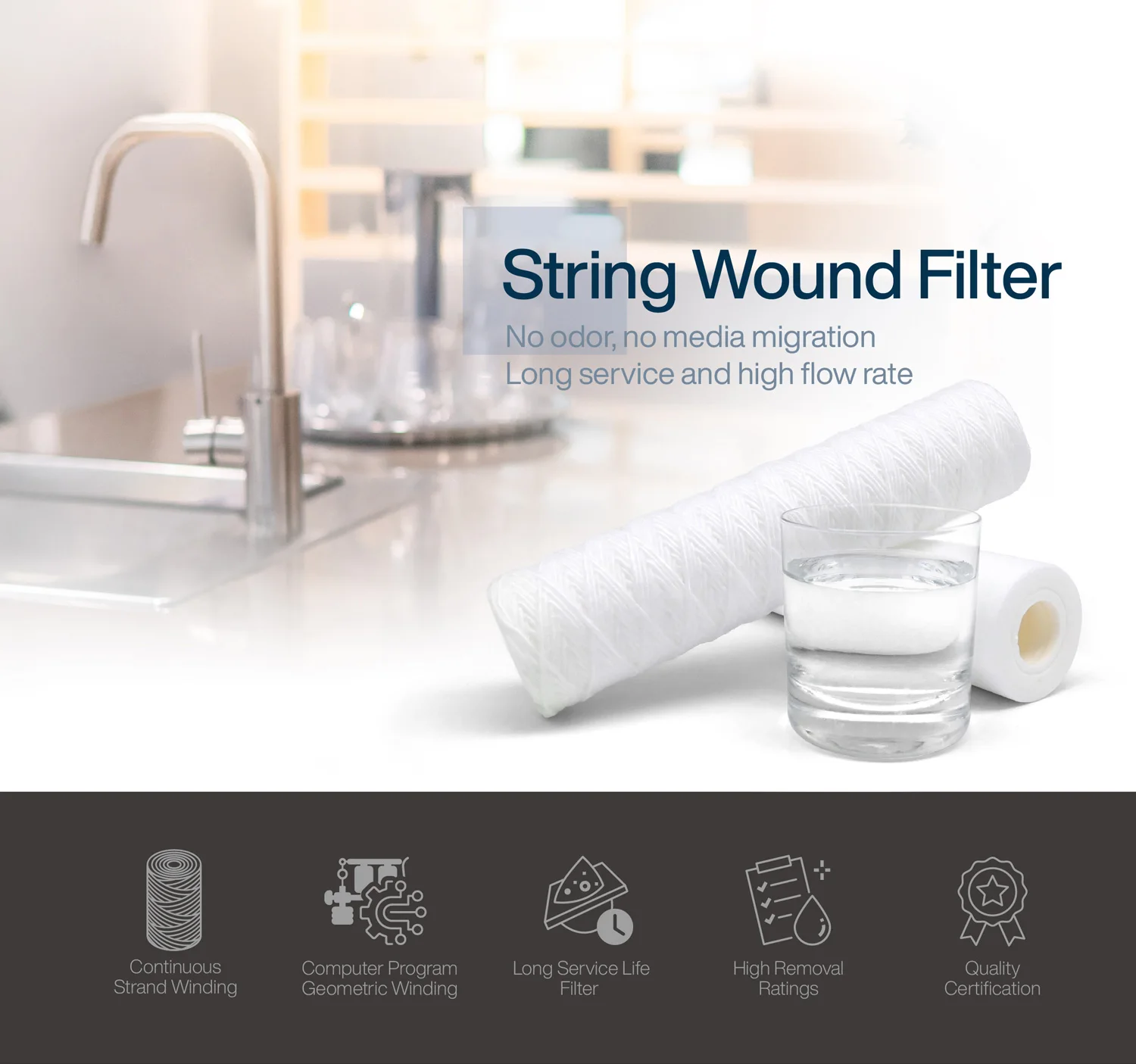 pp string wound filter cartridge