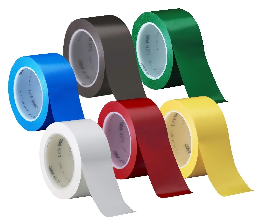 Vinyl Tape 471, Floor Safety Marking Tape, Masking Tape Size Customization
