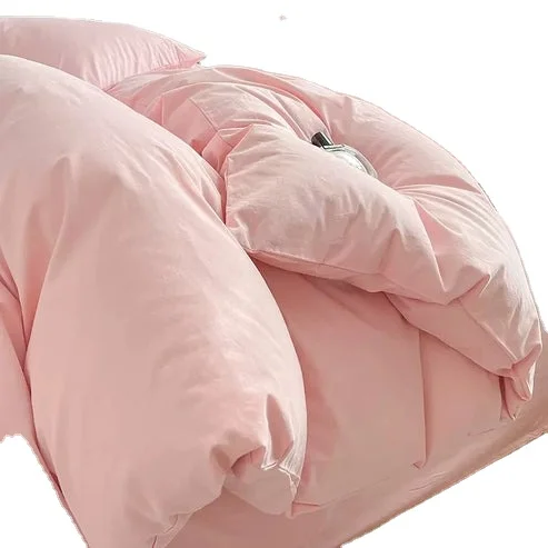 Вьетнамский дышащий роскошный комплект постельного белья из хлопка простыни органического четырех предметов высококачественный дизайн коммерческое качество