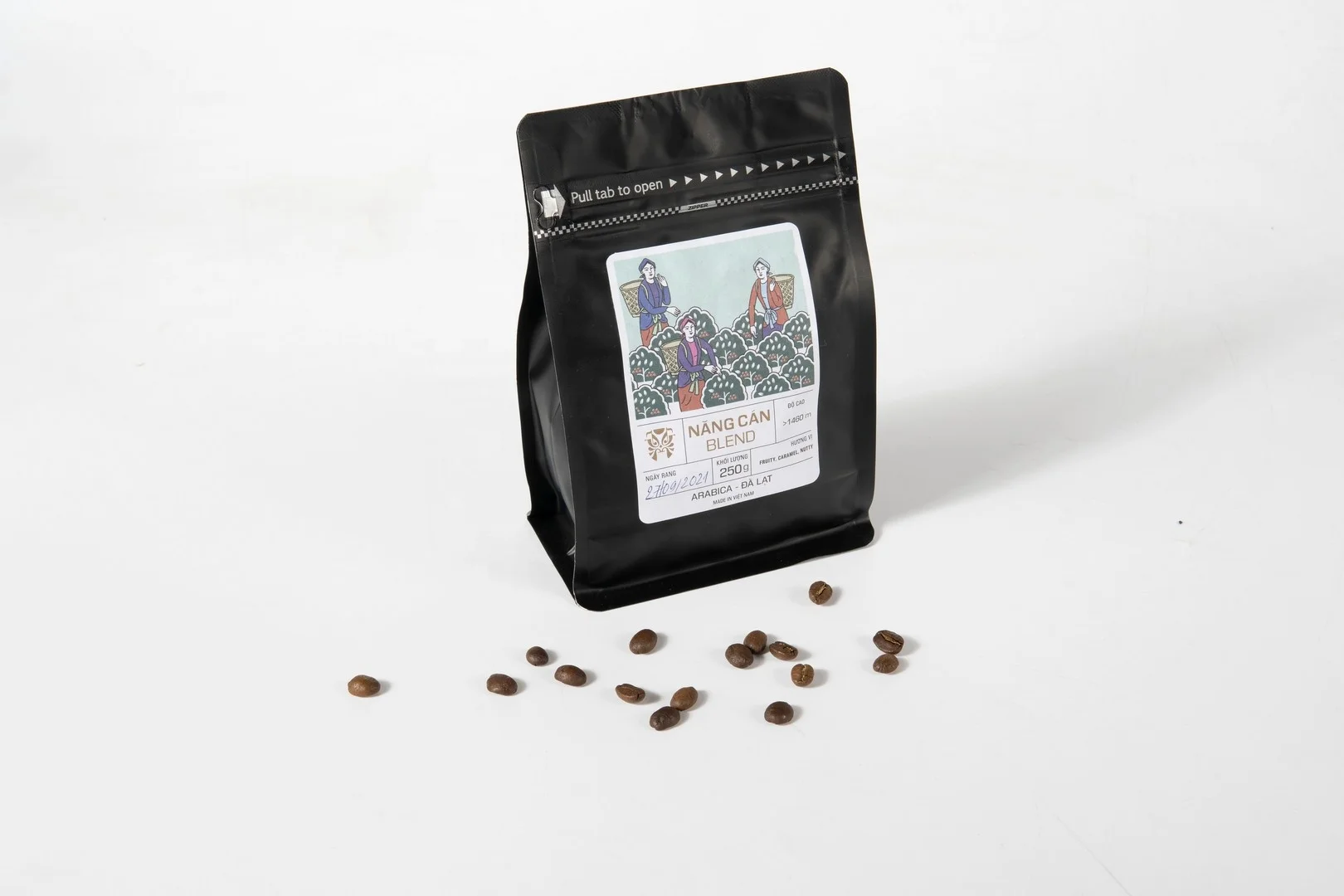 100% арабика-Премиум качество Арабика жареные кофейные зерна смесь для эспрессо Нанг банка