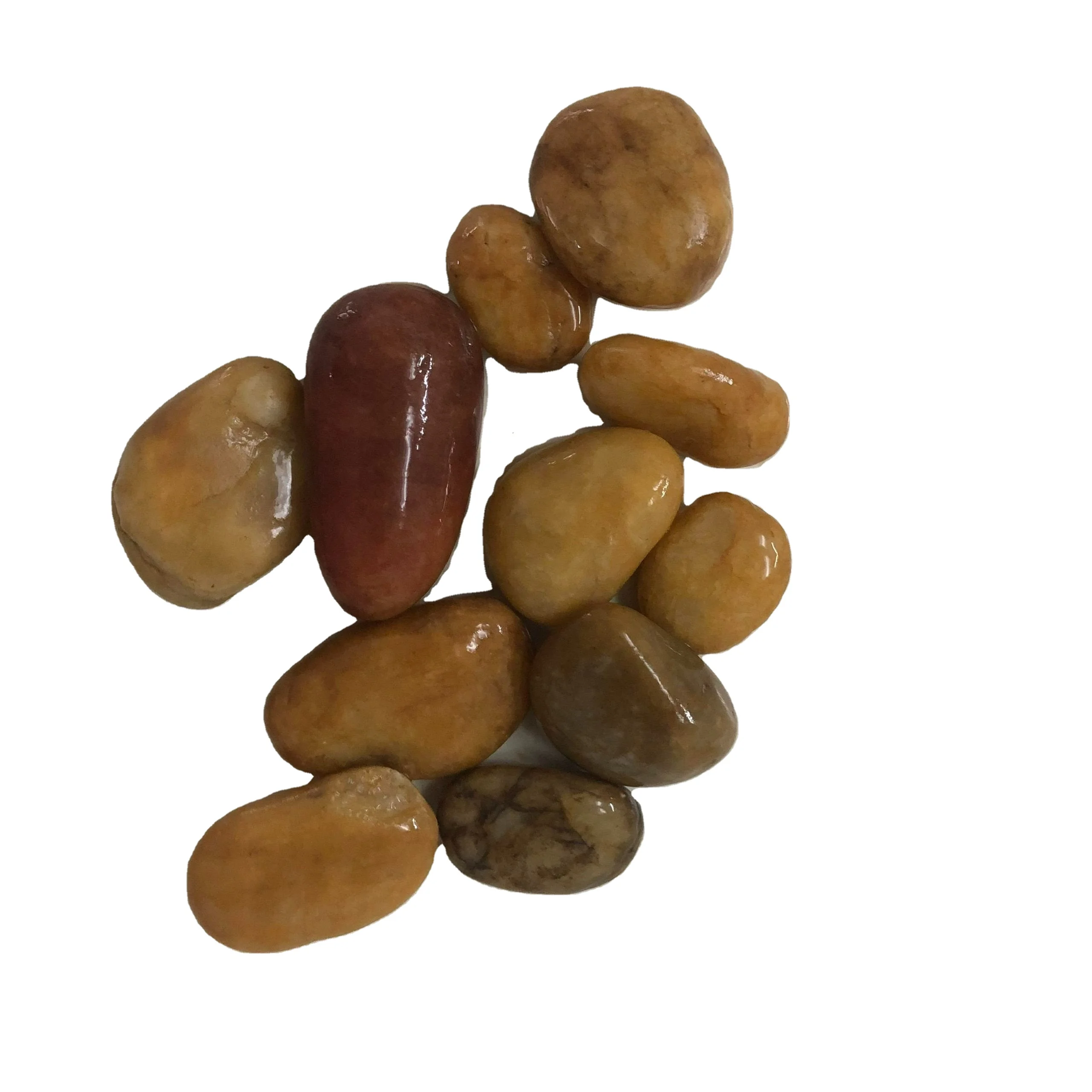 Vietnam Decorative Marble Pebble Gravel Tumbled Stone Beautiful Landscape Stone Wide Range Side Stone