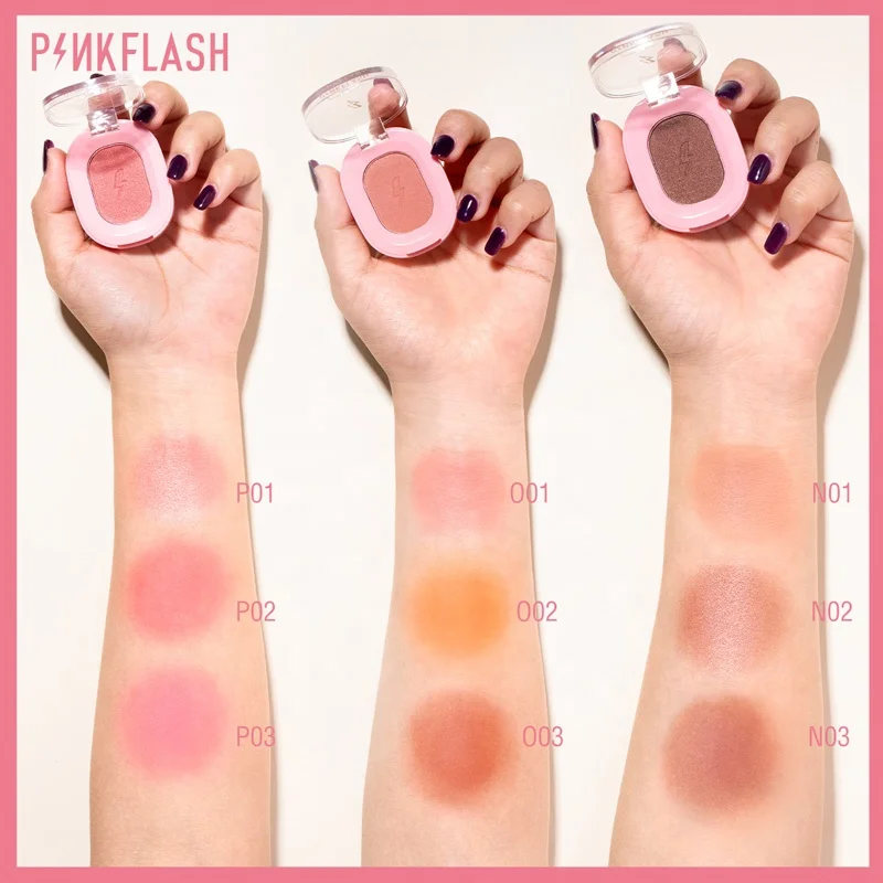PINKFLASH F01 Контурные Румяна для макияжа Кремовые румяна 2 в 1 розовая и