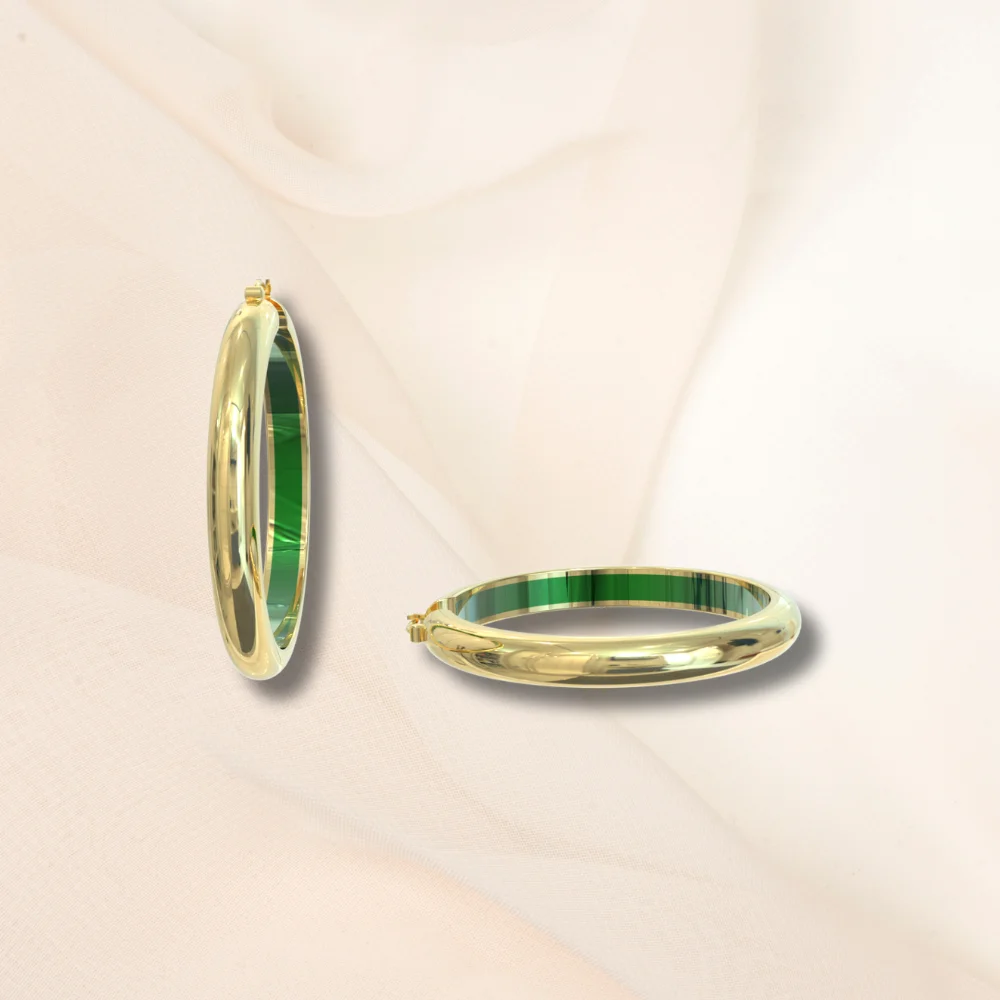 Hot Selling 925 Silver & 18K Gold Plated Fashion Stud Earrings Customized Smooth Design with Factory Price