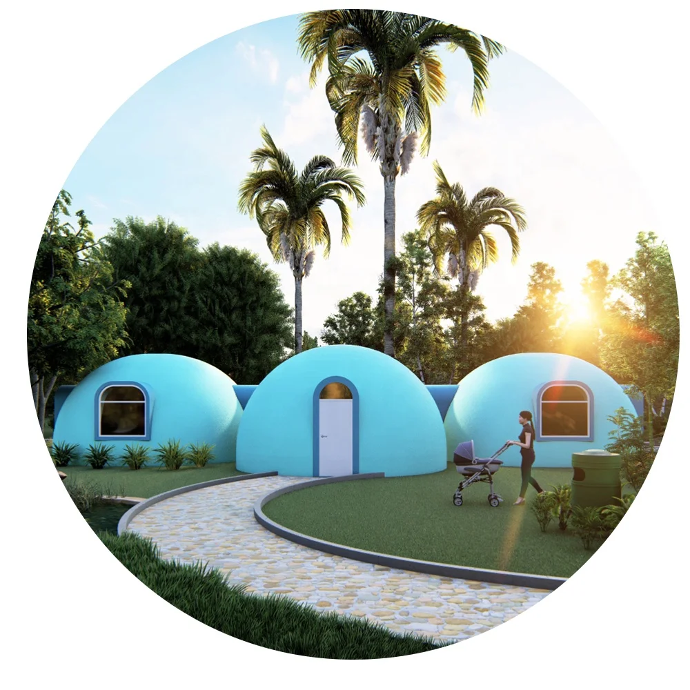 Thermal insulation materials for building Capsule hut exterior walls Quiosco creativo Casa de extranjeros