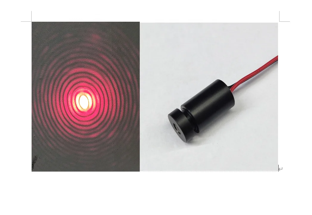 High power 650nm 10mw  red laser Dot Round beam sensor diode module for laser graver and marking application