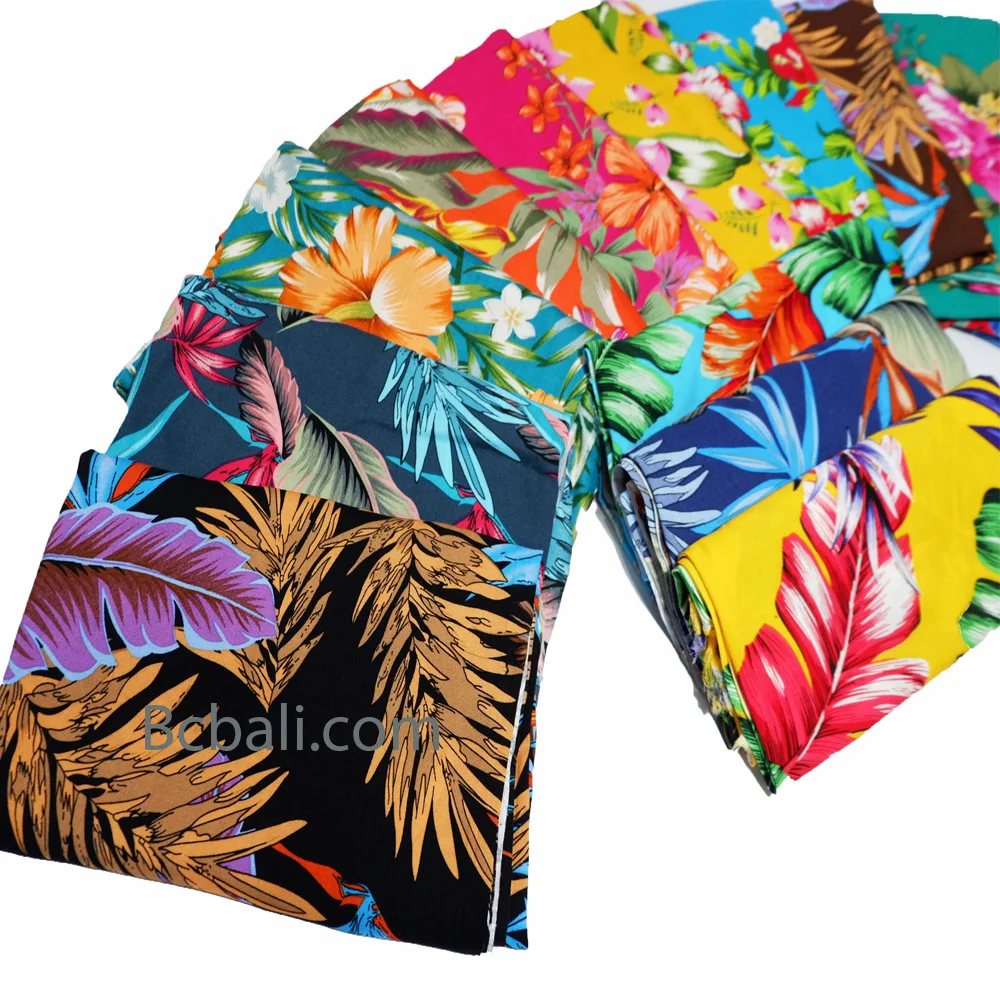 Модная летняя пляжная одежда, Женская ткань, саронг, цветочный принт, искусственный шелк, большое количество с бесплатной доставкой, 20 м3 футов