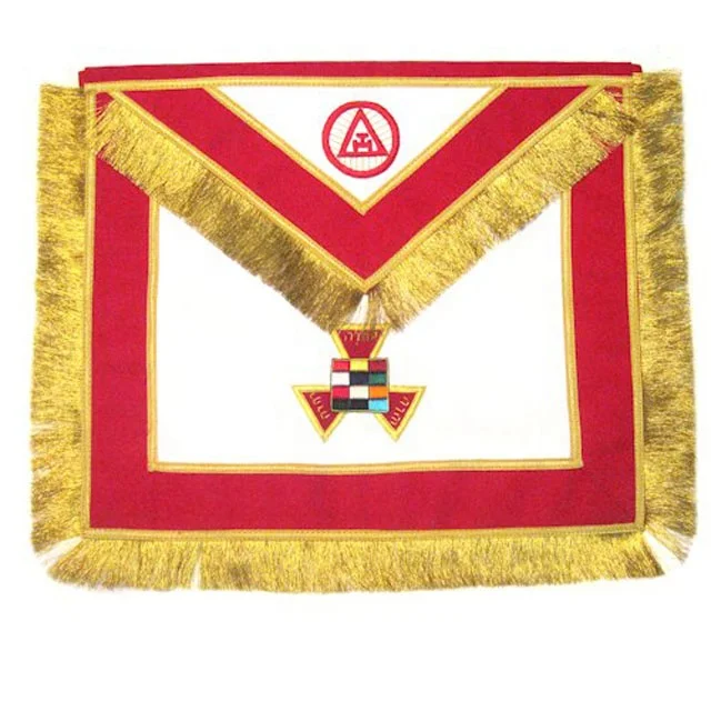 OES Hand Embroidered Order of the Eastern Star OES Grand Associate Patron Masonic Apron Hand Embroider Apron With Gold & Silver