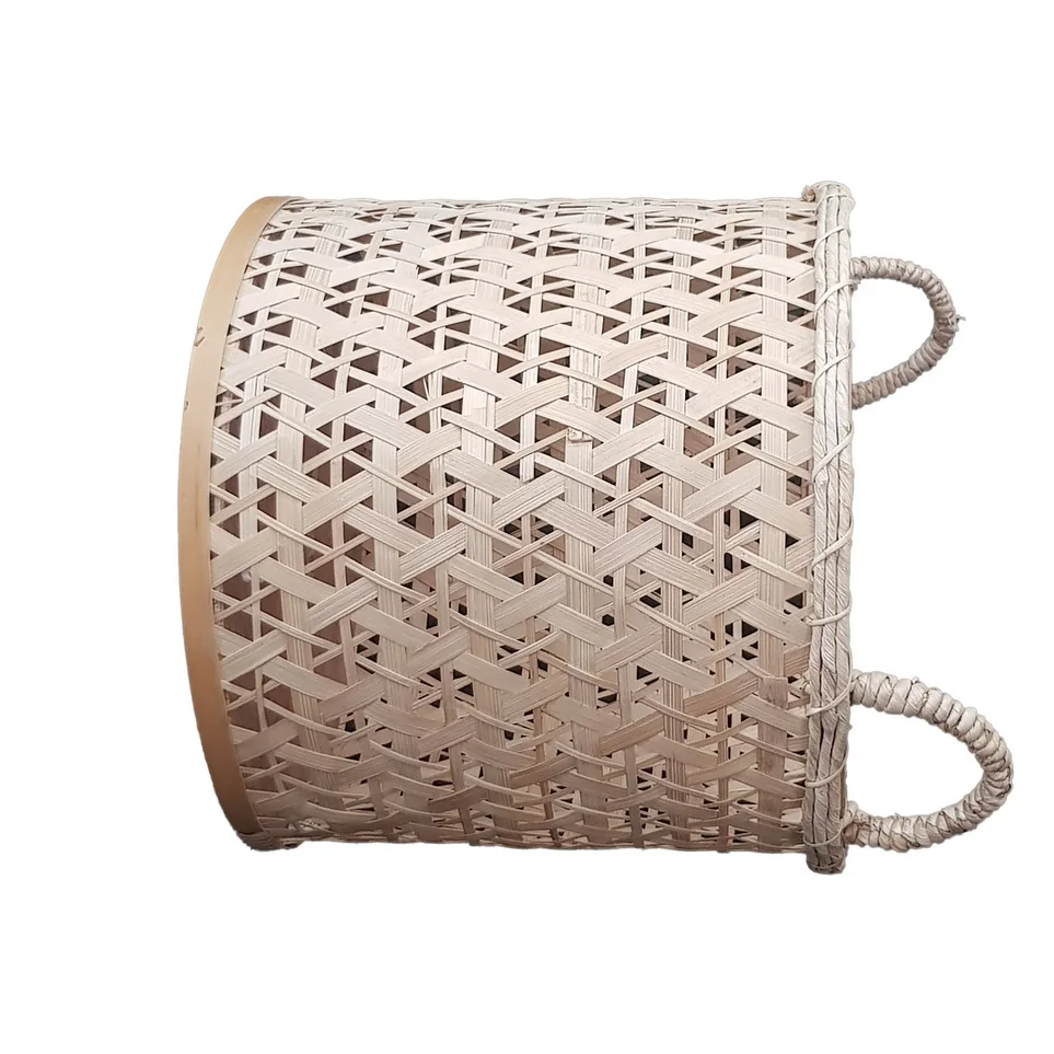 Big promotion woven bamboo basket nice storage basket for home kitchen plant top quality best price laundry storage basket