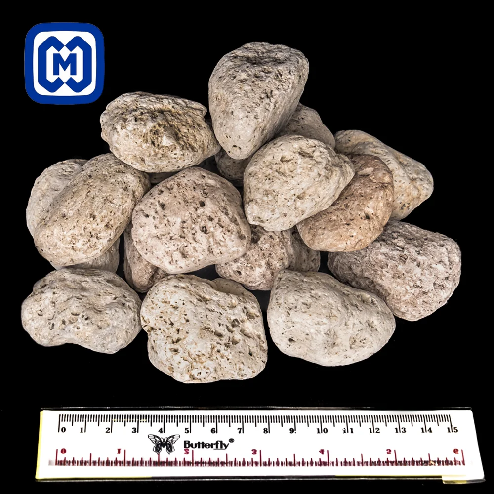 Натуральный пемза для стирки одежды, размер 2-4 см, индонезийский пористый светло-коричневый вулканический минерал